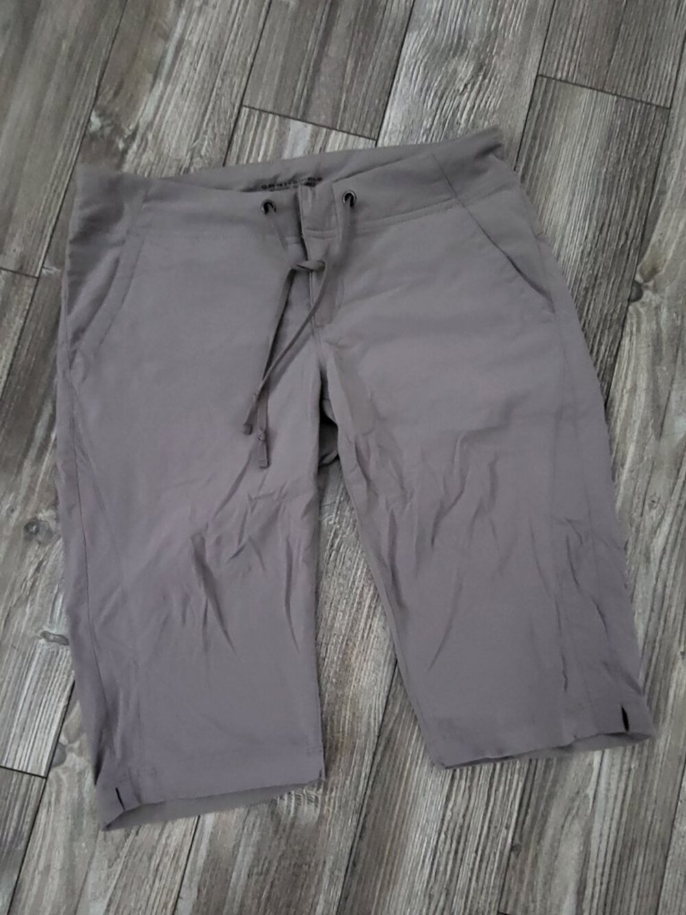 Columbia Hiking Bermuda Anytime Outdoor Long Shorts Grey Size 2